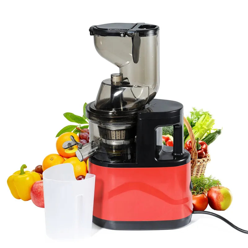 2025 New Juicer Machines 3.15inch Slow Cold Press Juicer with Large Feed Chute Cold Press Juicers for Vegetables and Fruits