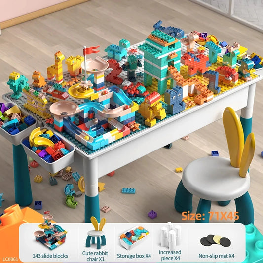 Compatible with Large Classic Blocks, Water Table Sand Table Blocks Building Preschool Sensory Learning Montessori Autism Toys