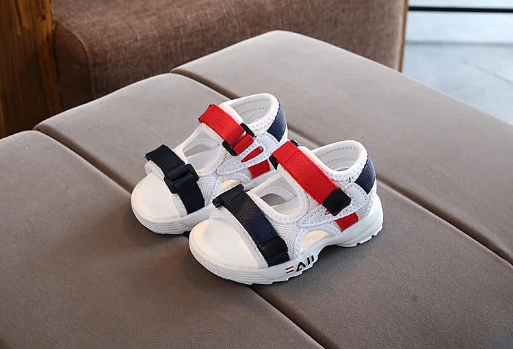 Summer Children's Sandals – Soft Bottom, Non-Slip Beach and Sports Shoes for Toddlers and Kids (Sizes 21–30)