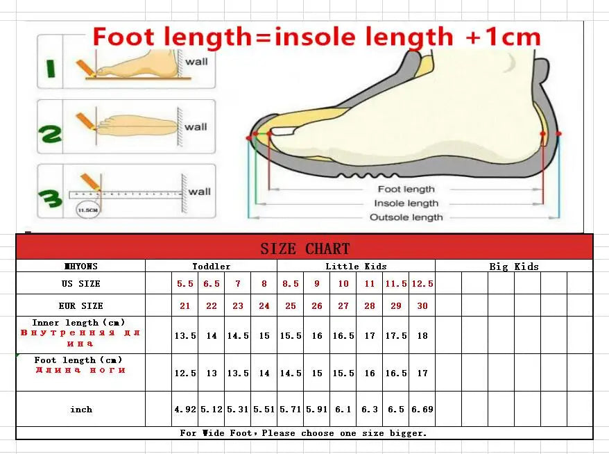 Summer Children's Sandals – Soft Bottom, Non-Slip Beach and Sports Shoes for Toddlers and Kids (Sizes 21–30)