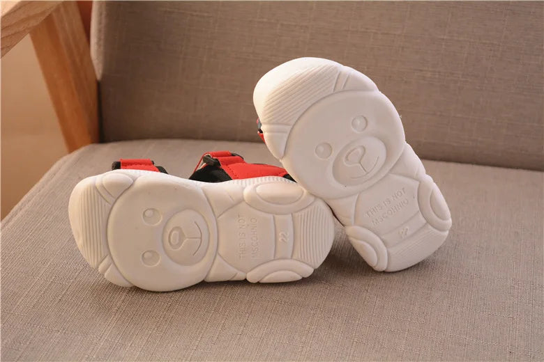 Princepard 2022 Summer Boys' Sandals – Soft Sole Beach Shoes with Anti-Kick Baotou Design for Infants and Toddlers