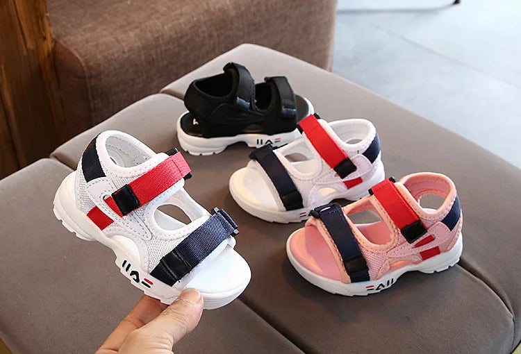 Summer Children's Sandals – Soft Bottom, Non-Slip Beach and Sports Shoes for Toddlers and Kids (Sizes 21–30)