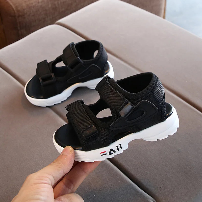 Summer Children's Sandals – Soft Bottom, Non-Slip Beach and Sports Shoes for Toddlers and Kids (Sizes 21–30)