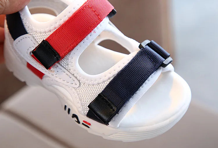 Summer Children's Sandals – Soft Bottom, Non-Slip Beach and Sports Shoes for Toddlers and Kids (Sizes 21–30)