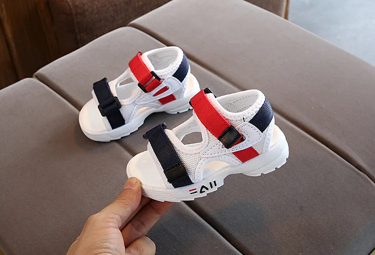Summer Children's Sandals – Soft Bottom, Non-Slip Beach and Sports Shoes for Toddlers and Kids (Sizes 21–30)