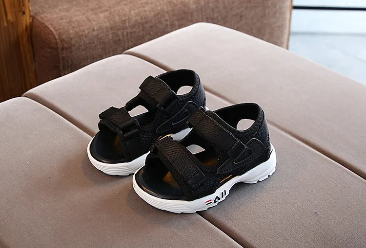 Summer Children's Sandals – Soft Bottom, Non-Slip Beach and Sports Shoes for Toddlers and Kids (Sizes 21–30)