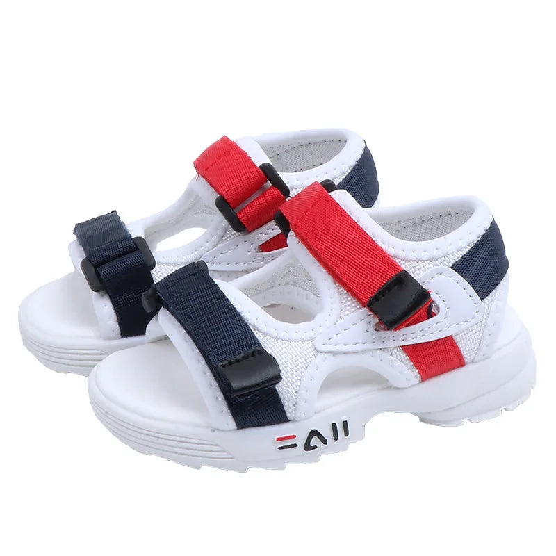 Summer Children's Sandals – Soft Bottom, Non-Slip Beach and Sports Shoes for Toddlers and Kids (Sizes 21–30)