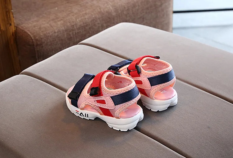 Summer Children's Sandals – Soft Bottom, Non-Slip Beach and Sports Shoes for Toddlers and Kids (Sizes 21–30)