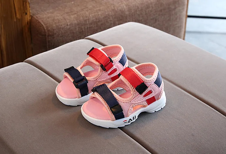 Summer Children's Sandals – Soft Bottom, Non-Slip Beach and Sports Shoes for Toddlers and Kids (Sizes 21–30)