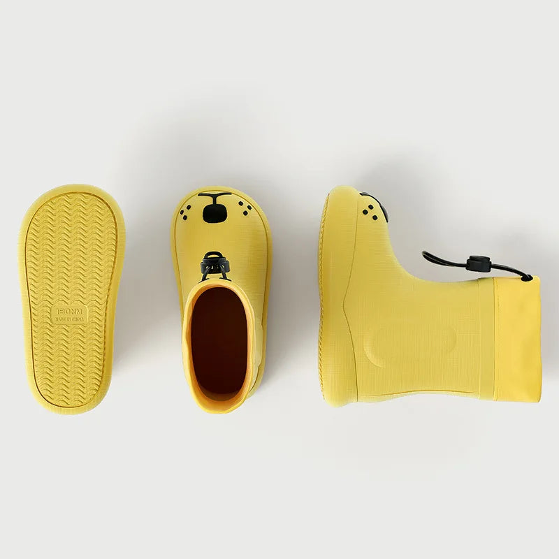 rain boots children kids waterproof rain boots boy safety children rain shoes for girls EVA stock decorative