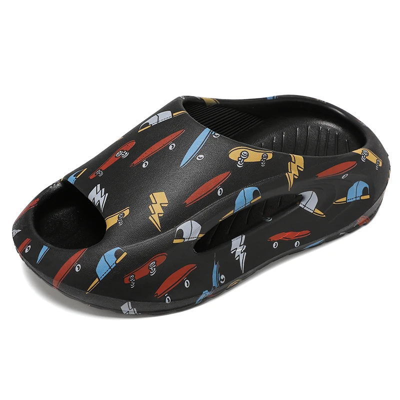 New shoes shoes children wear outside the summer indoor non-slip and deodorant eva bathroom home slippers large children