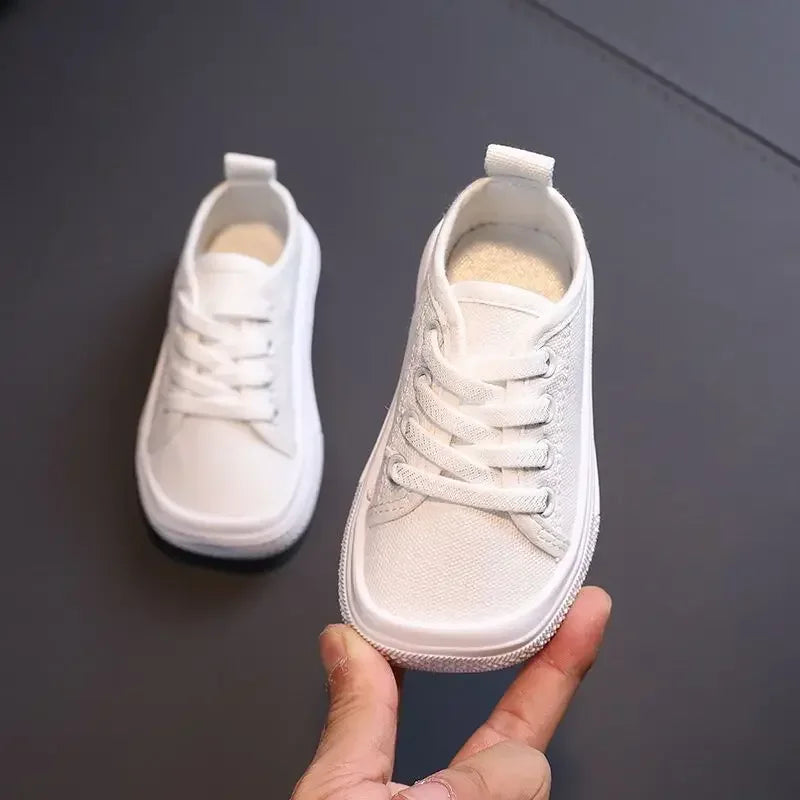 Fashion Trendy Sneaker Girl Mango Toe Versatile Classic Child Sneakers Simple Comfort Kid Canvas Shoe Leopard Print Casual Shoes