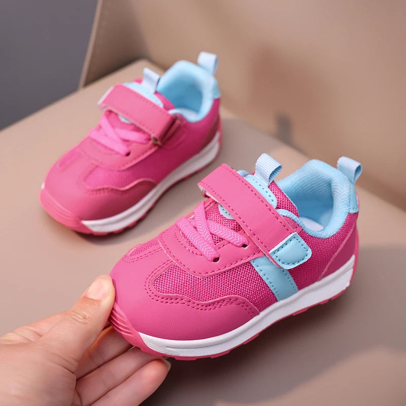 New Spring and Autumn Children Casual Sports Shoes High Quality Anti Slip Walking Shoes for Girl Boy Cute Baby Prewalker Shoes