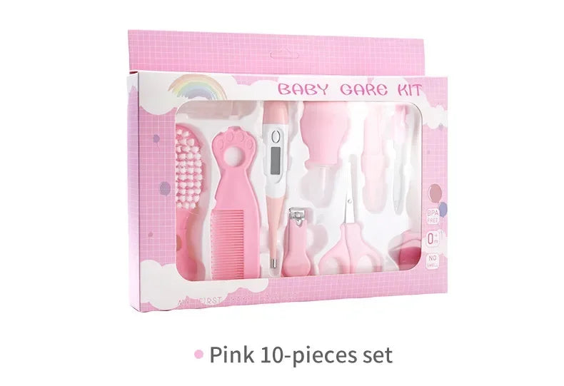 Nasal Suction Device Set, Comb, Baby Brush, Thermometer Tool, Care Set, Complete Accessories, Ten Piece Set, Material Safety