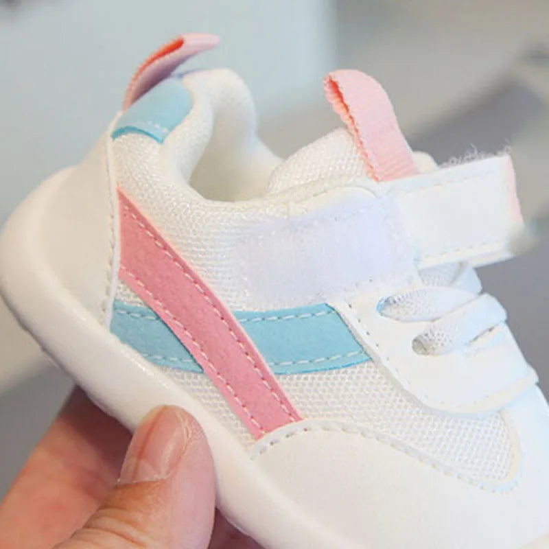 Oulylan Outdoor Running Shoes Tenis Fashion Kids Sport Shoes Mesh Spring Autumn Breathable Boys Casual Sneakers Children Girls