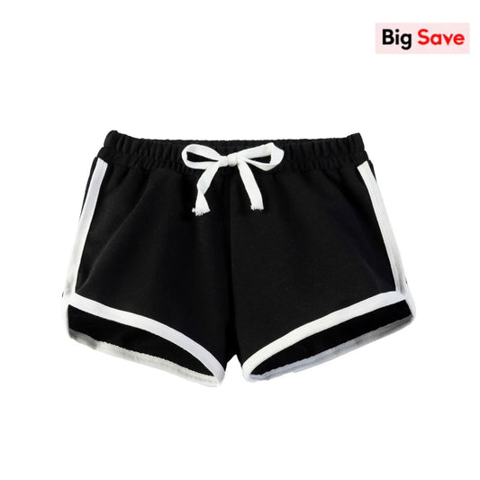 Girls' Solid Color Loose Casual Outerwear Sports Hot Pants Shorts Sleepwear Shorts Sleepwear