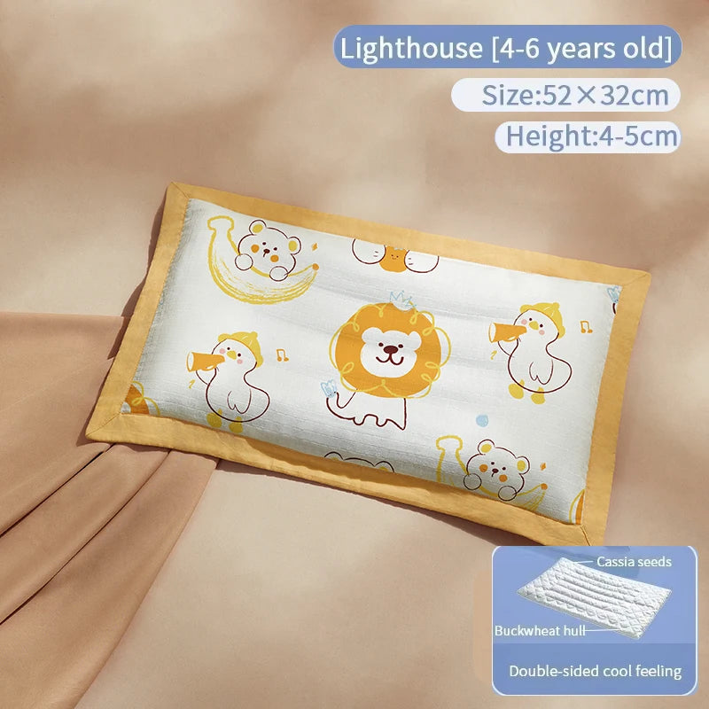AIBEDILA Pillows for Babies Newborn Baby Articles Double-sided Available for All Seasons Baby Pillows Bedding Sleeping AB8167