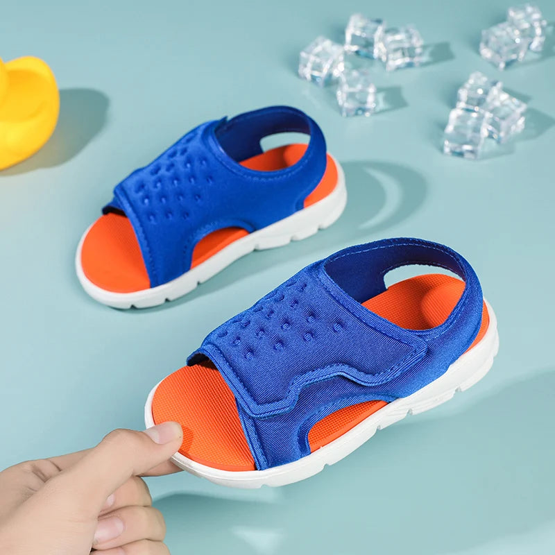 Summer Kids' Sandals – Non-Slip, Soft-Soled Beach & Sport Shoes for Toddlers and Young Children (Sizes 21–30)