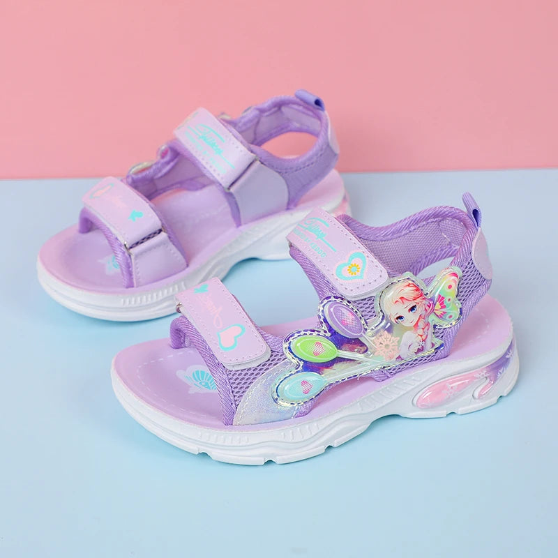 Princess Sports Sandals for Girls Light and Comfortable Sandals Great for Outdoor
