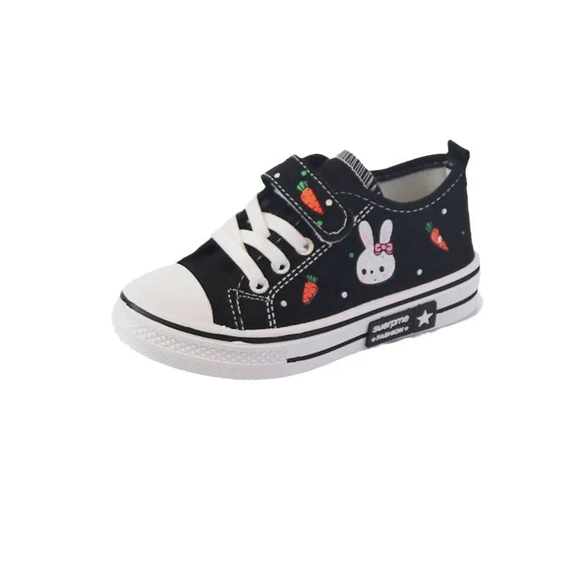 CKid Shoes Sneaker Shoe Boys Girls Baby Cartoon Canvas Sports Shoes Spring Autumn Children Board Shoes with Leisure New Fashion