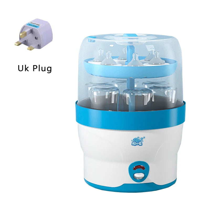 Large Capacity 0-6m Baby Feeding Bottle Sterilizers with Automatic Power Off Control Baby Accessories  Baby Accessories EU Plug