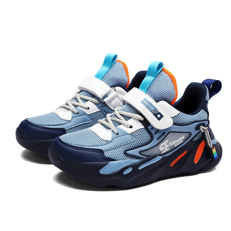 Children Boys Mesh Sports Running Shoes Breathable Non-slip For Girls Casual Running Walking Kid's Sneakers