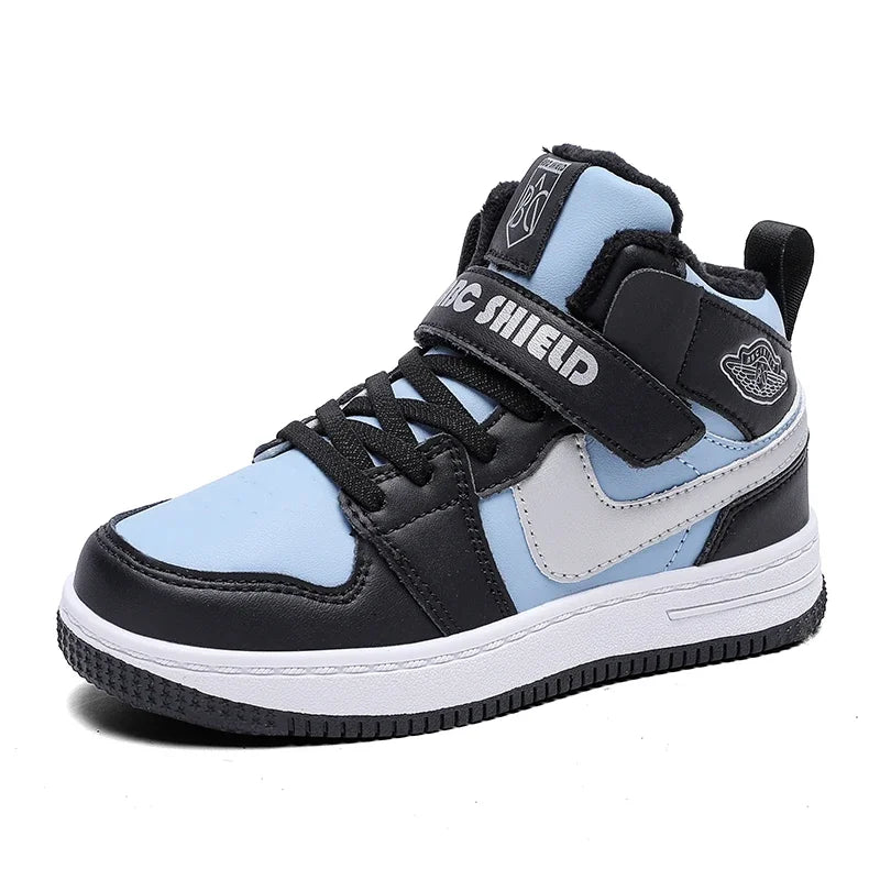 Boys' Sports Shoes 2024 Fall New Children's Shoes Basketball Shoes Net Top Student Non-slip Running Shoes Chaussure De Sport