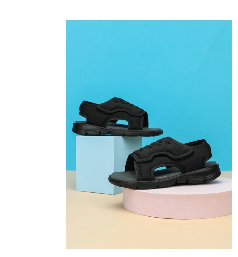 Summer Kids' Sandals – Non-Slip, Soft-Soled Beach & Sport Shoes for Toddlers and Young Children (Sizes 21–30)