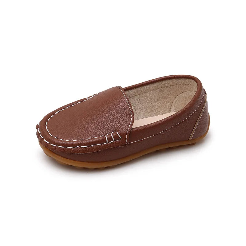 туфли Fashion Kid Casual Shoe New Soft Sole Single Shoe Comfortable Sports Shoe Flat Shoe Kid Shoe British Leather Shoe Boy Shoe