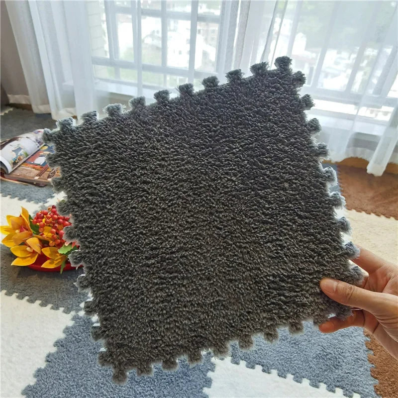 20pcs Activities Mat For Baby Soft Plush Kids Carpet Children's Play Rugs Toys EVA Foam Babies Puzzle Interlock Floor Mats 30*