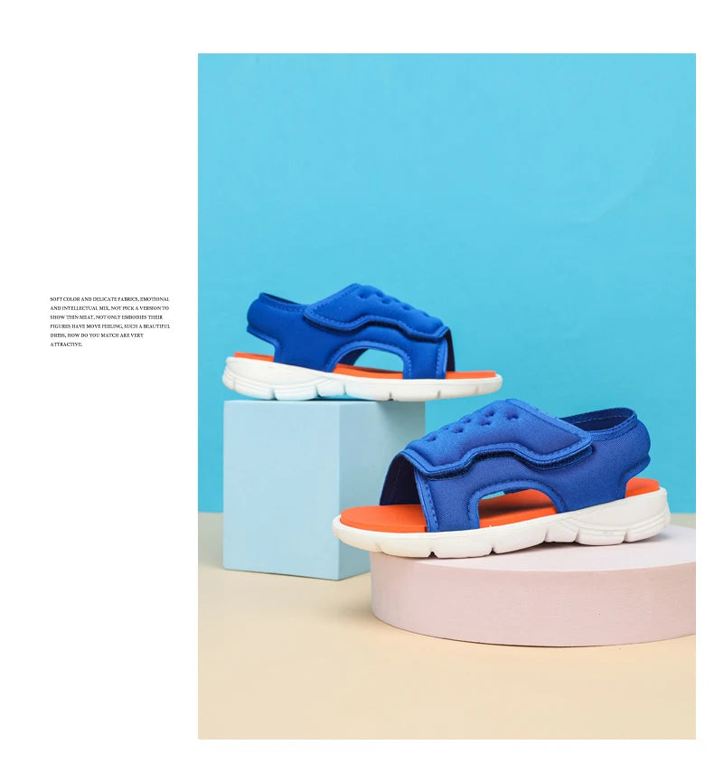 Summer Kids' Sandals – Non-Slip, Soft-Soled Beach & Sport Shoes for Toddlers and Young Children (Sizes 21–30)