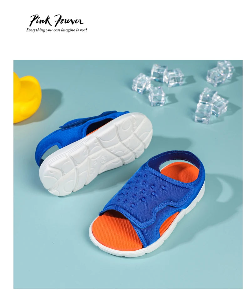 Summer Kids' Sandals – Non-Slip, Soft-Soled Beach & Sport Shoes for Toddlers and Young Children (Sizes 21–30)