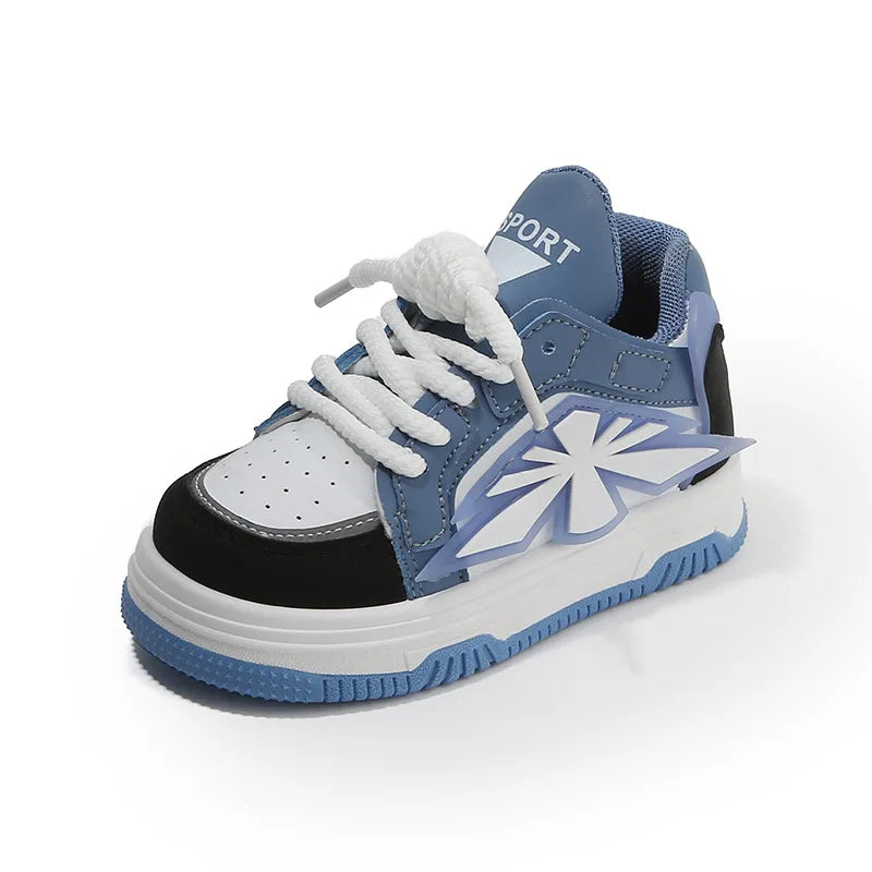 2025 New Spring Childrens Sneakers Boys Sport Shoes Girls Non-slip Casual Shoes High Top Student Shoes Toddler Shoe