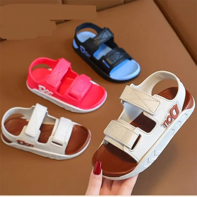 Summer Breathable Kids' Sandals – Soft Sole, Non-Slip Rubber Shoes for Baby Boys and Girls, Toddlers & Young Children