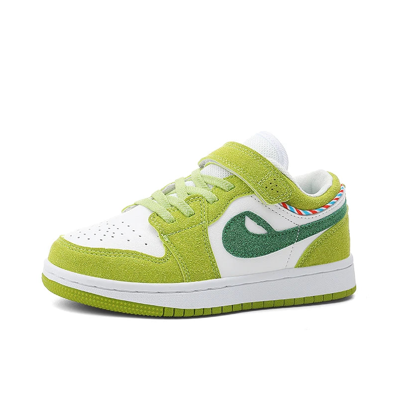 Air Force One sneaker Boy 2025 new leather waterproof children's student casual shoes trend non-slip board shoes