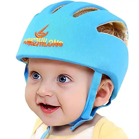 Baby Helmet Safety Cap For Babies Boys Girls Summer Breathable Cotton Mesh Hat Children Crawl Walk Playing Infant Anti Collision