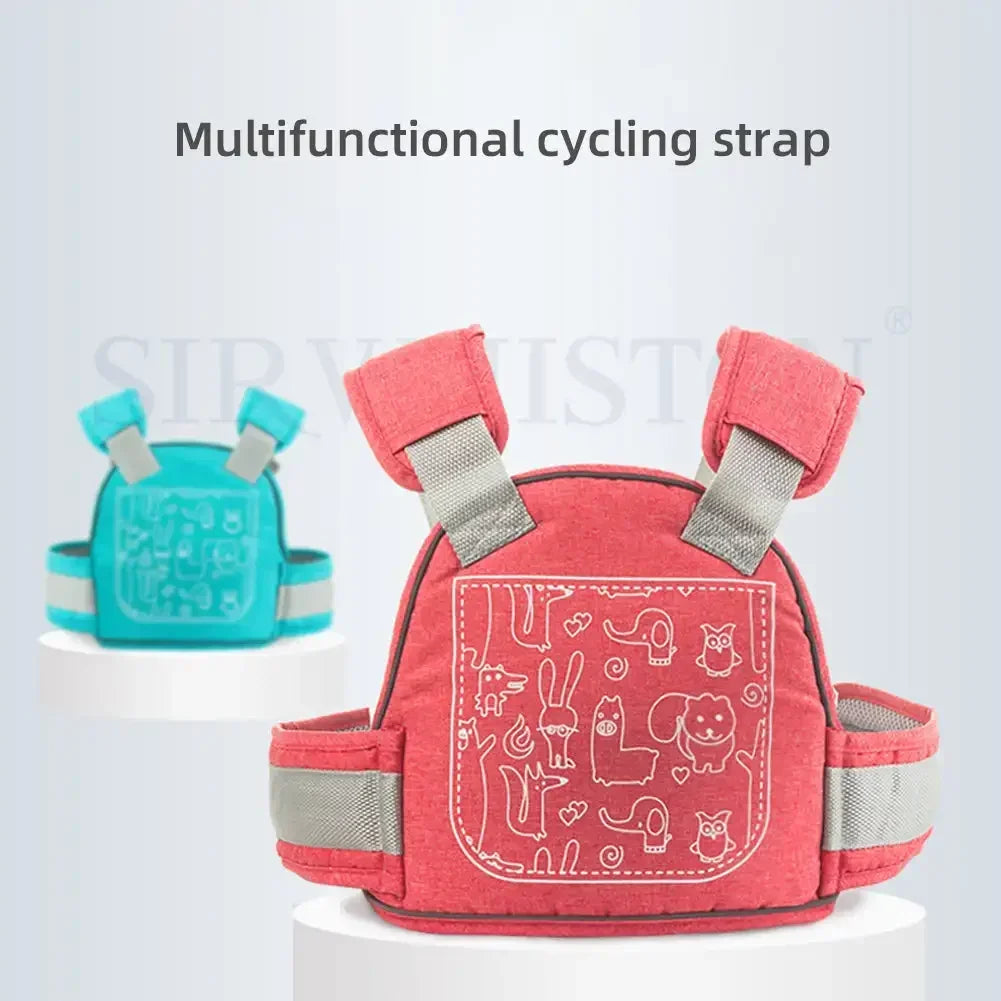 Cute Kids Motorcycle Seat Belt Universal Seat Safety Belts Adjustable Antidrop Protector Baby Electric Bike Baby Car Accessories