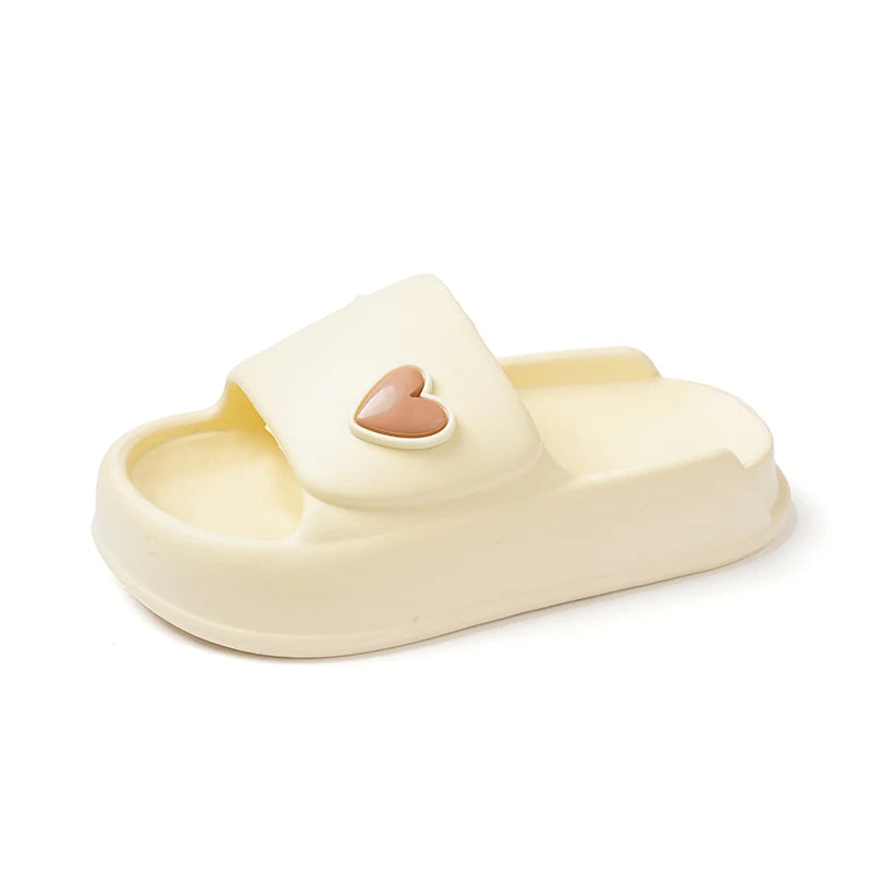 Children's slippers Boys summer indoor bath step on poo feeling non-slip eva silent girls slippers 2024 new model