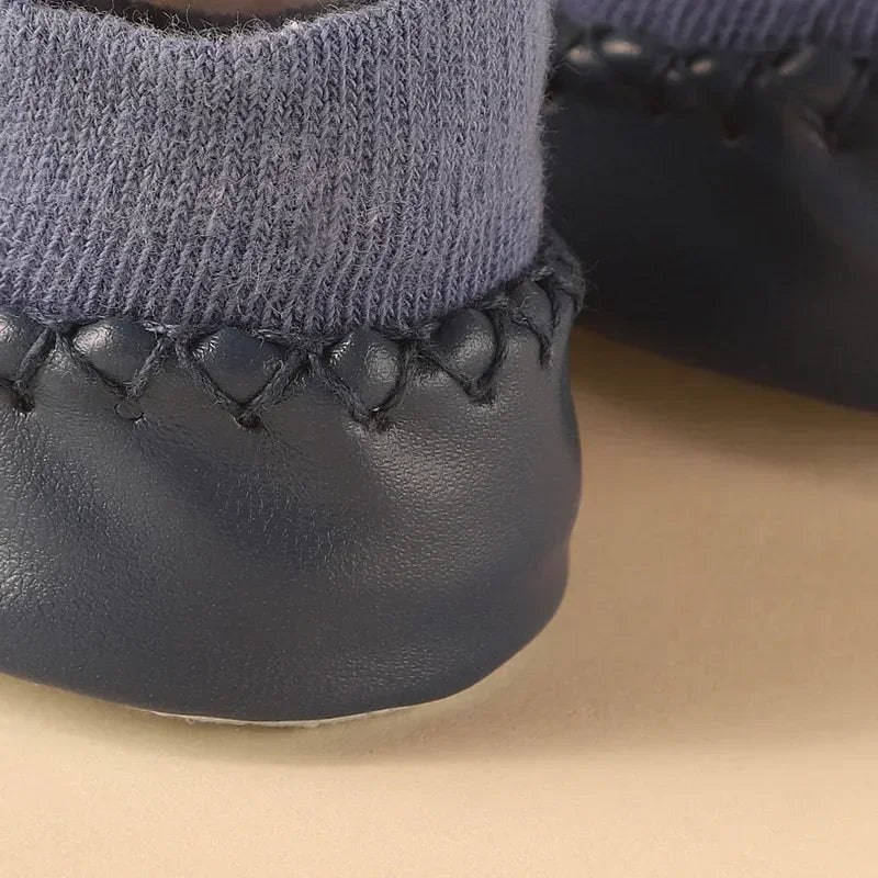 Baby Socks Slippers With Rubber Soles Girl Boy Infant Newborn Children Floor Socks Shoes Anti Slip Soft Sole Toddlers Indoor