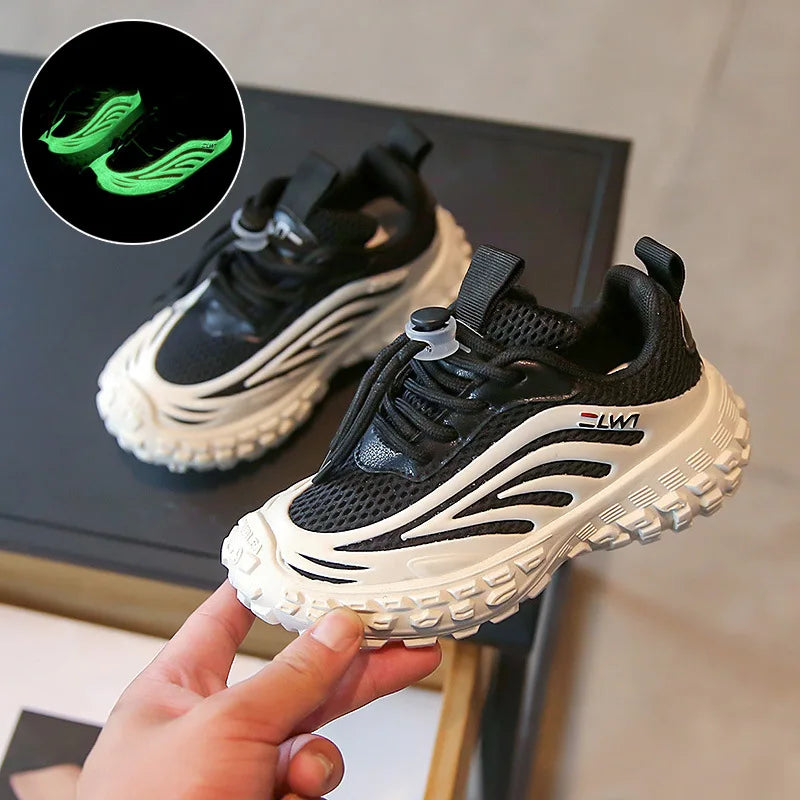 Children Night Glow Shoes Casual Sneaker Soft Sole Running Shoes Kids Shoe Girl Anti-Slip Women Sneaker Кроссовки Детские Tenis