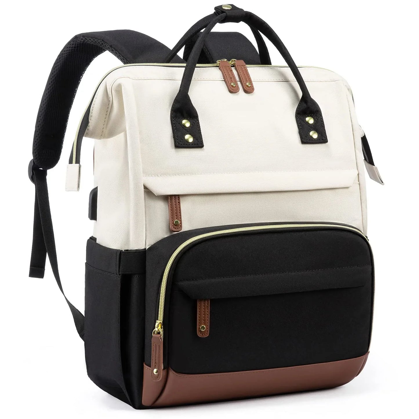 Large Capacity Waterproof Nursing Bag Women's Laptop Business Wallet Casual Backpack For College And Motorcycle Equipment Access