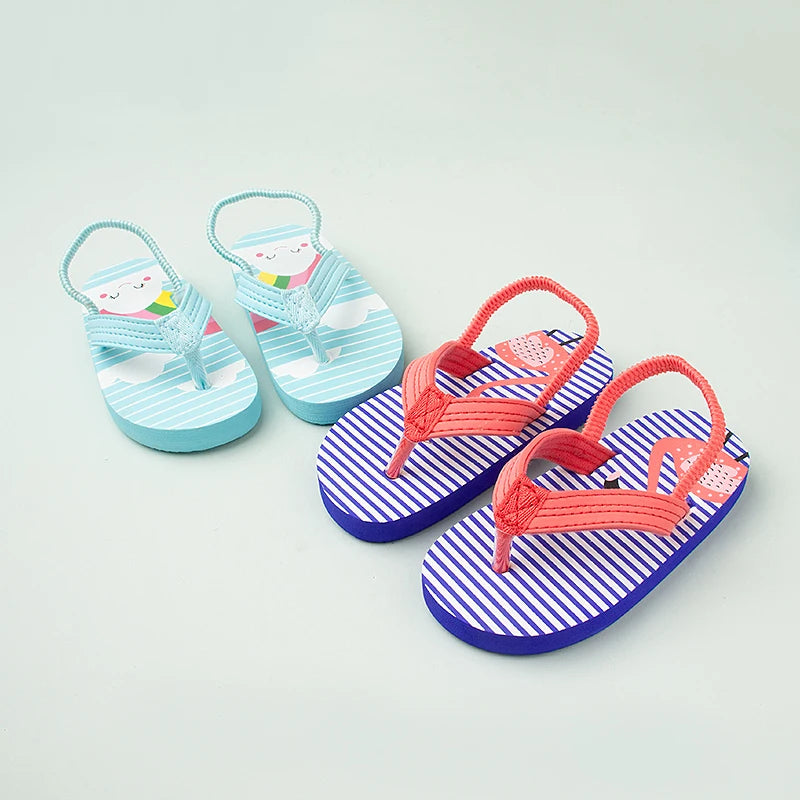 2024 Toddlers Summer New Daily Beach Thong Sandals Unisex Good-looking Casual Indoor Flip Flops WCJYD02