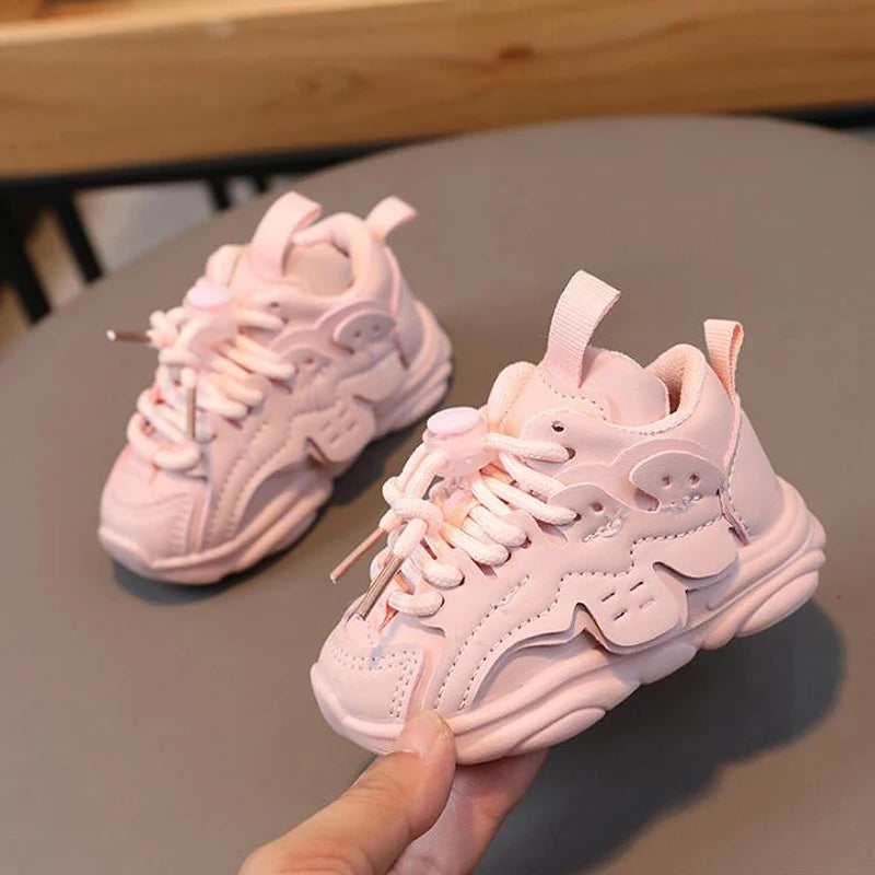 CN 15-25 Baby Shoes Fashion Design Autumn Winter Infant Shoes Toddler Sneakers Outdoor Baby Boy Girl Warm Fur Sport Shoes