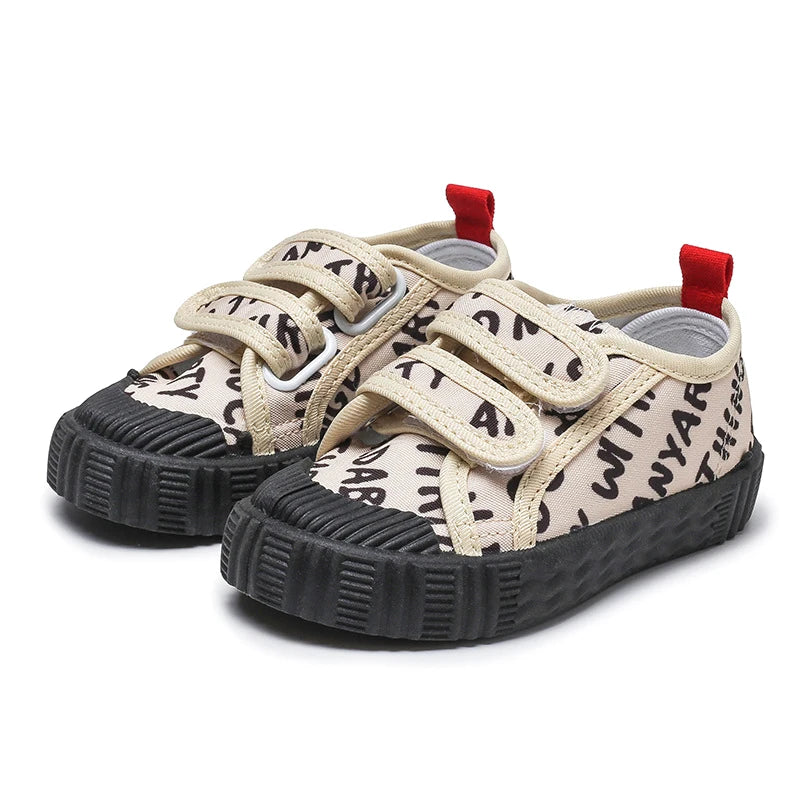 Children's Spring Canvas Shoes Children's Casual Shoes for Girls Comfort Kids Flat Sneakers