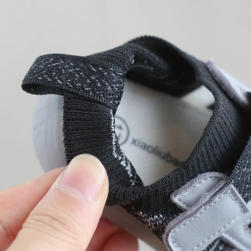 Breathable Knit Mesh Spring Summer 1-3 Year Old Baby Walking Shoes Soft Sole for Boys and Girls Sneakers Children Mesh Shoes