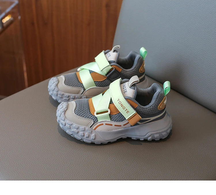 Toddler Shoes For Girls Breathable Mesh Little Kids Casual Sneakers Non-slip Children Sport Shoes tenis