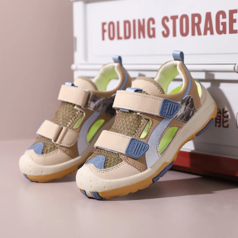 Boys' Summer Sandals – Non-Slip Casual Sports Sandals with Designer-Inspired Style for Kids