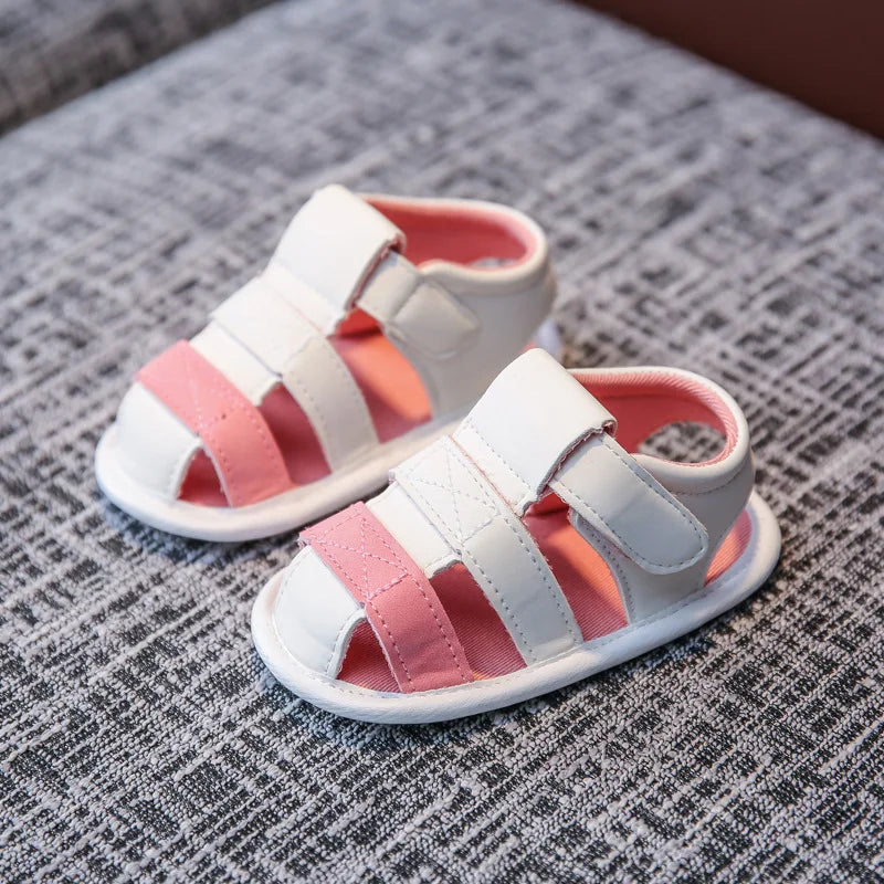 Infant Baby Boys Girls Sandals Summer Baby Flat Shoes Newborn Crib Shoes First Walkers Prewalkers Shoes