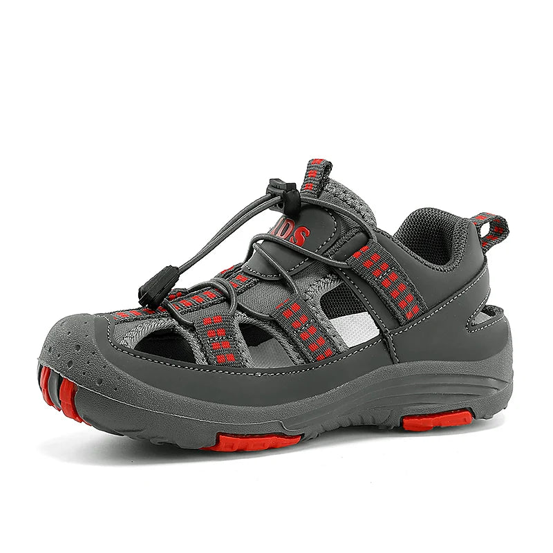 Boys Outdoor Sandals Brand Children Breathable Summer School Sports Shoes New Children's Soft Non-slip Beach Sandals Size 30-39