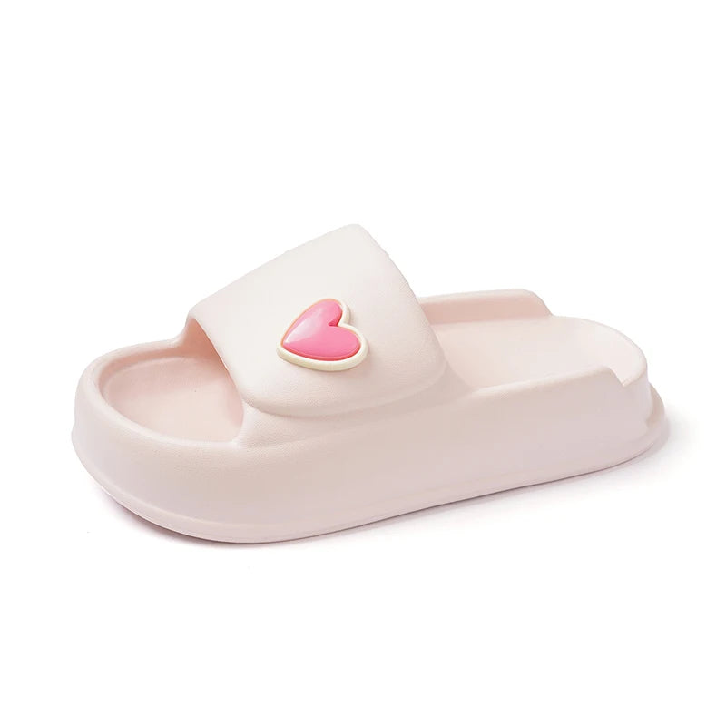Children's slippers Boys summer indoor bath step on poo feeling non-slip eva silent girls slippers 2024 new model
